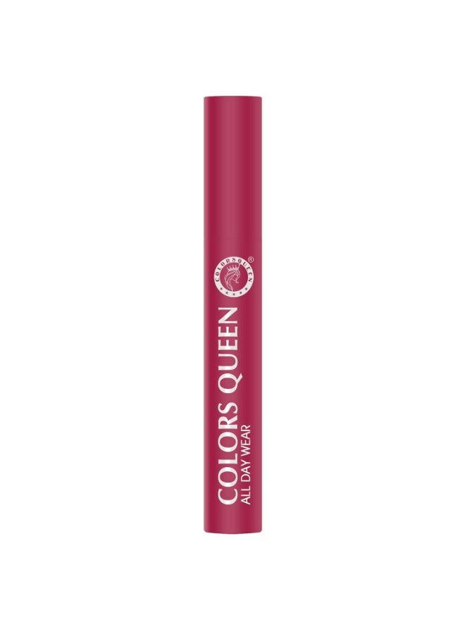 Colors Queen All Day Wear Liquid Lipstick - Taboo, 12g | Highly Pigmented, Long Lasting Matte Lipstick | Smooth One Swipe Application, Lightweight & Non Transfer Liquid Lipstick for Women - Image 1